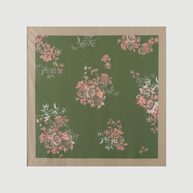 Ulivary Short Kimono Robe Olive