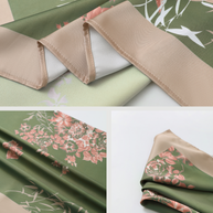 Ulivary Short Kimono Robe Olive