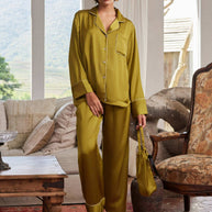 Ulivary Lapel Pajama Set 3 Pcs