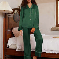 Ulivary Lapel Pajama Set 3 Pcs