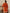 Ulivary Luxuriously Orange Embellished Flower Short Robe With Pockets