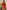 Ulivary Luxuriously Orange Embellished Flower Short Robe With Pockets