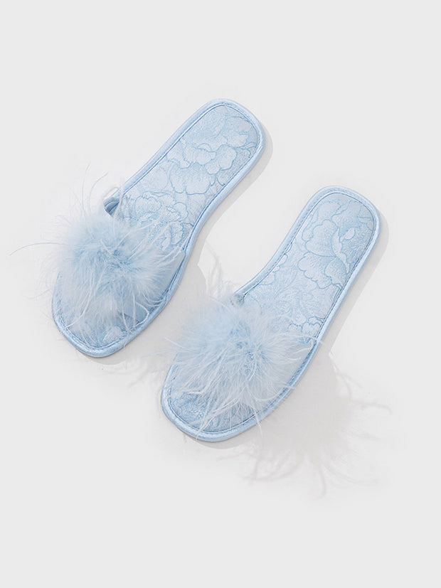 Ulivary Oriental-Inspired Jacquard Slippers (more colors)