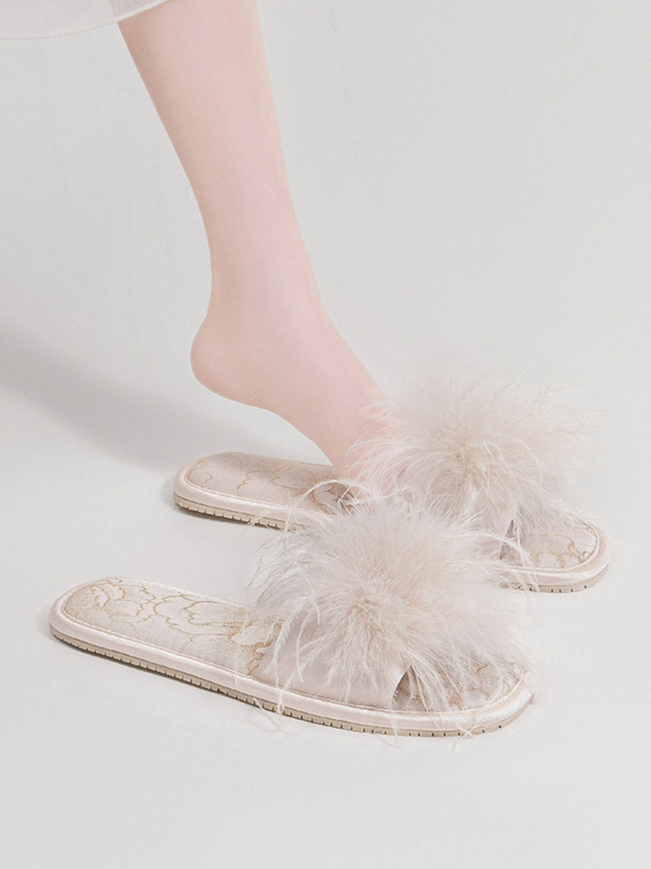 Ulivary Oriental-Inspired Jacquard Slippers (more colors)