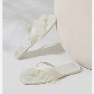 Ulivary Elegant Summer Toe Ring Slippers (more colors)