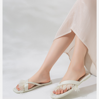 Ulivary Elegant Summer Toe Ring Slippers (more colors)