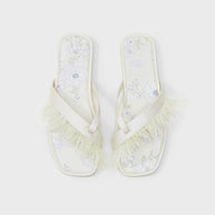 Ulivary Elegant Summer Toe Ring Slippers (more colors)