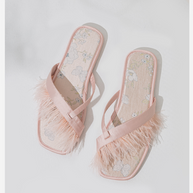 Ulivary Elegant Summer Toe Ring Slippers (more colors)