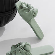 Ulivary Silky Satin Bow Slippers (more colors)