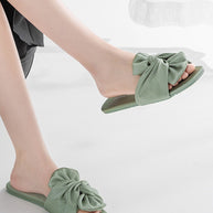Ulivary Silky Satin Bow Slippers (more colors)