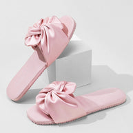 Ulivary Silky Satin Bow Slippers (more colors)