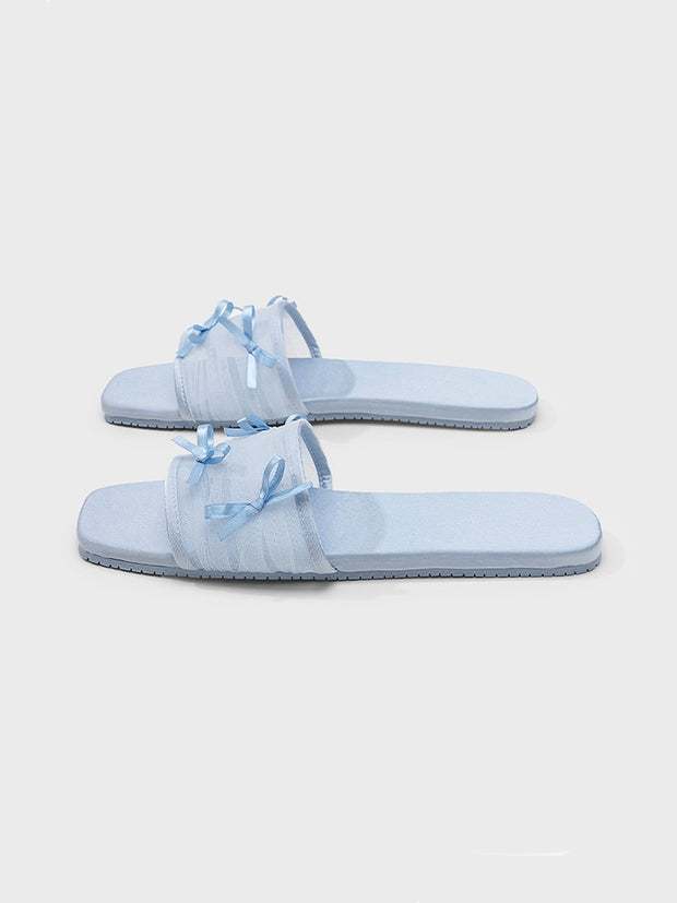 Ulivary Fairy Mesh Bow Home Slippers (more colors)
