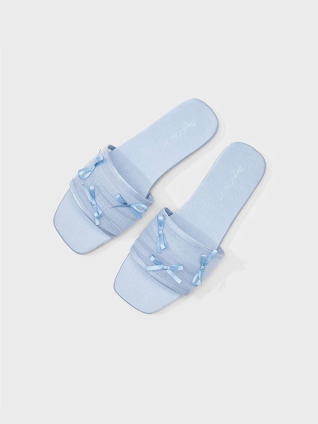 Ulivary Fairy Mesh Bow Home Slippers (more colors)
