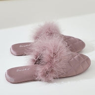 Ulivary Cozy Fall & Winter Silk Satin Slippers (more colors)