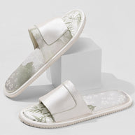 Ulivary New Eastern Jacquard Satin Slippers