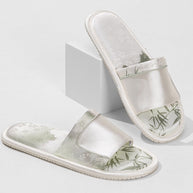 Ulivary New Eastern Jacquard Satin Slippers