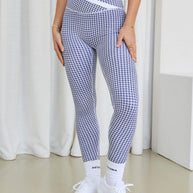 Astoria LUXE BALANCE Crossover Legging - Blue Lattice
