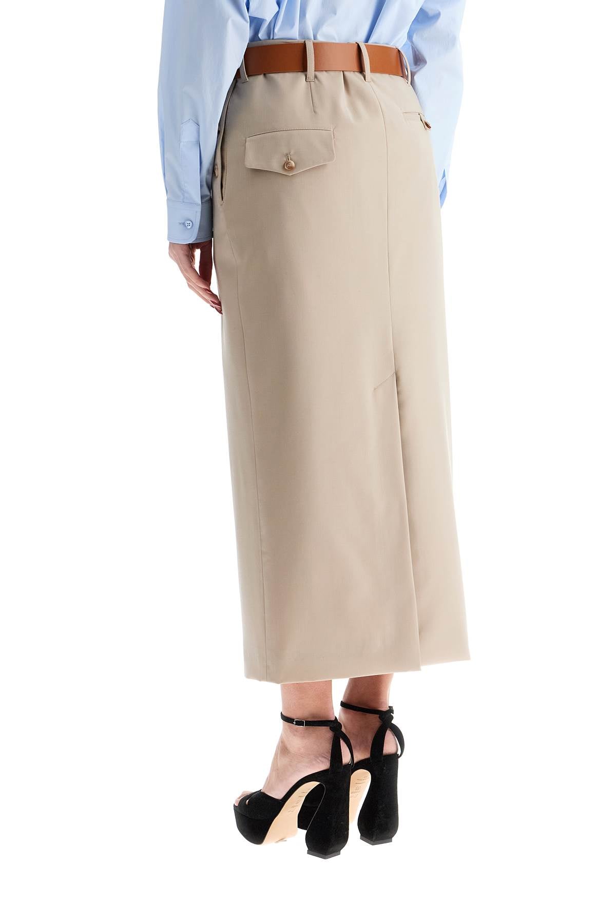 Moschino Midi Skirt With Belt