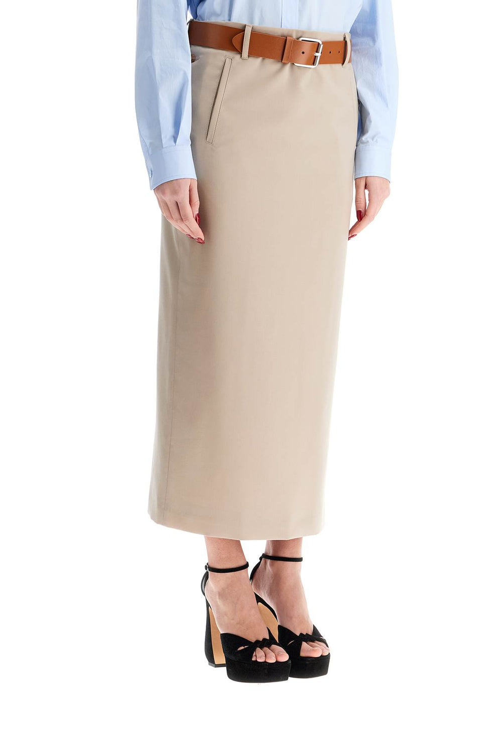 Moschino Midi Skirt With Belt