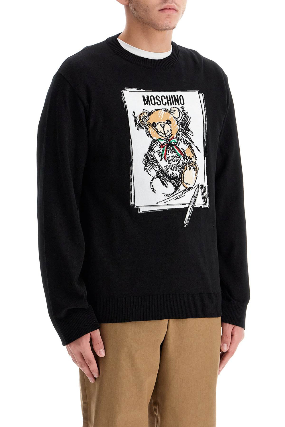 Moschino Teddy Bear Pullover Sweater