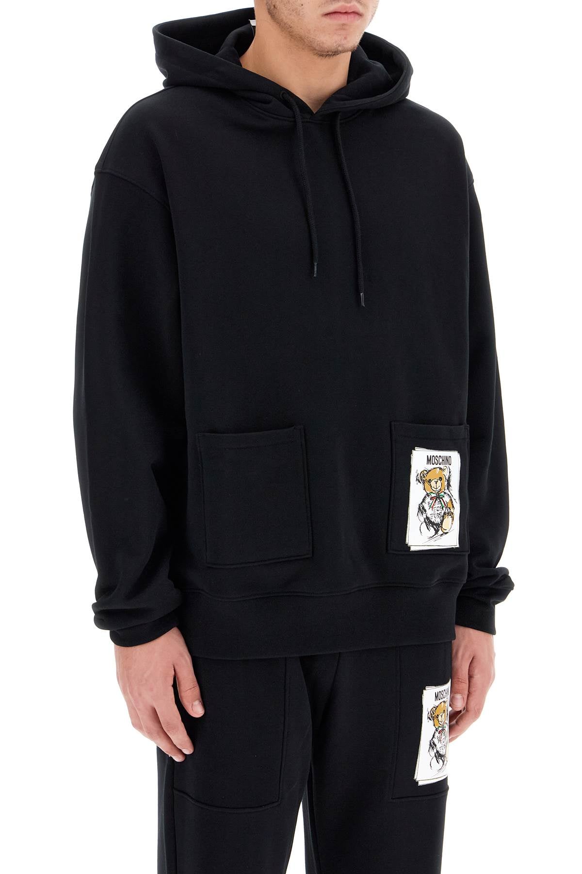 Moschino Hooded Teddy Bear Hoodie