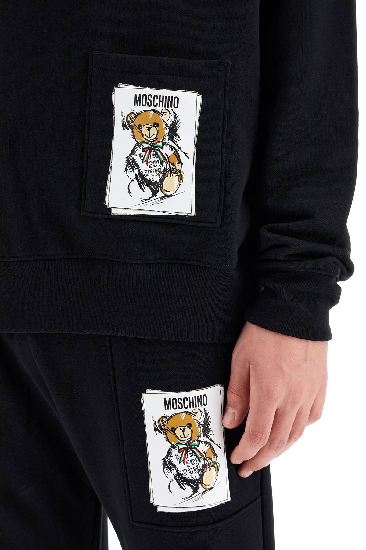 Moschino Hooded Teddy Bear Hoodie