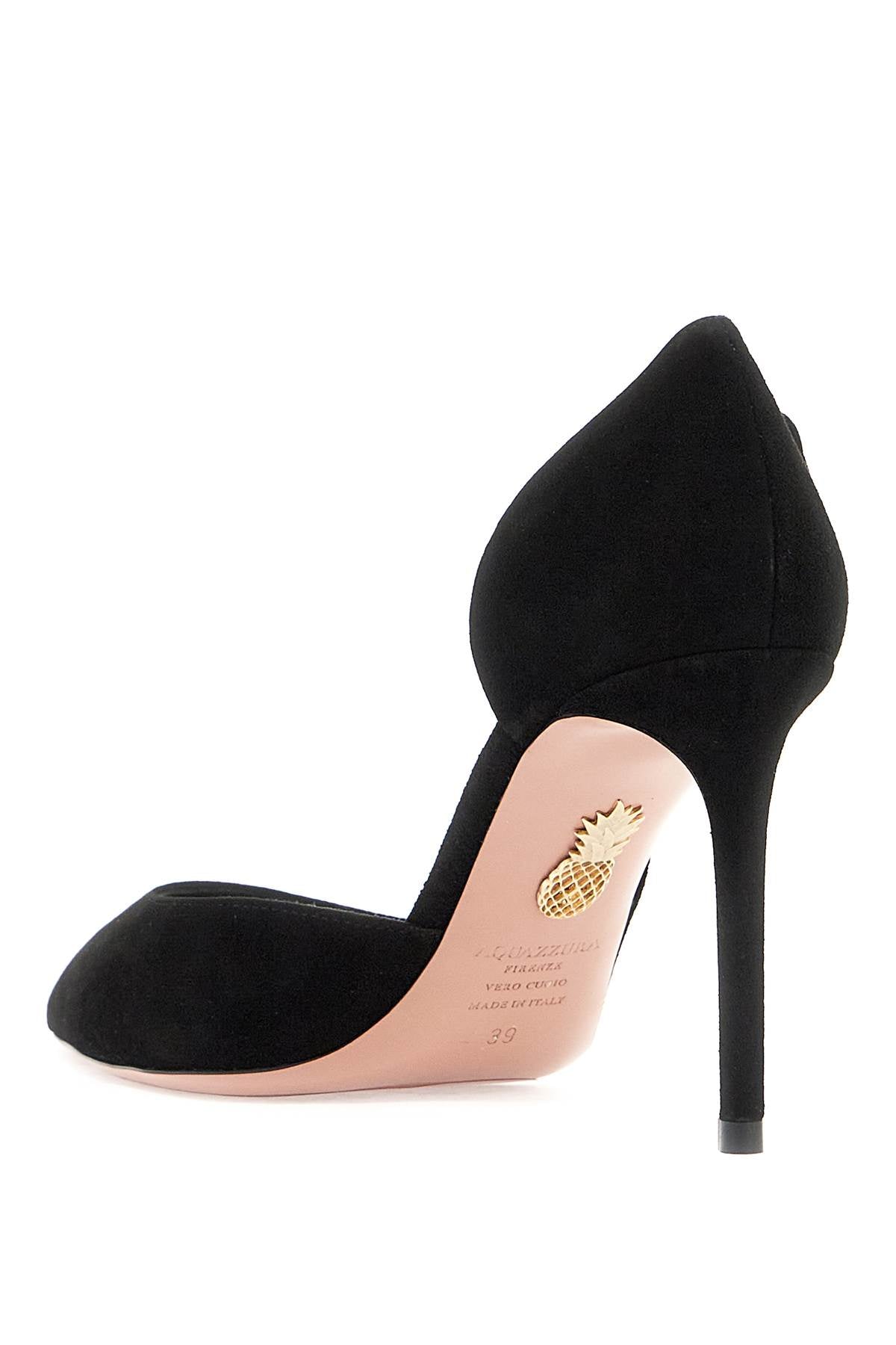 Aquazzura Suede Very Bow Tie Pumps