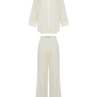 The Handloom Voyage Set - White Stripes