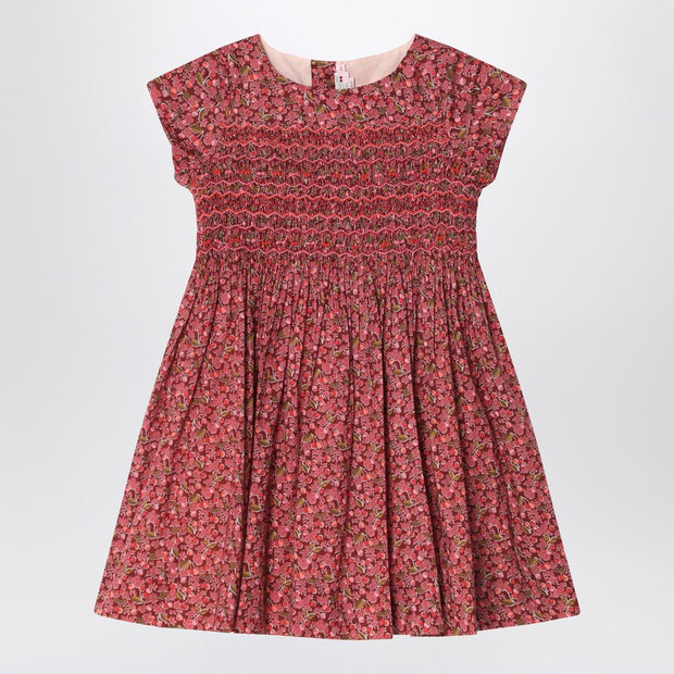 Bonpoint Kids' Red Dress In Liberty Fabric