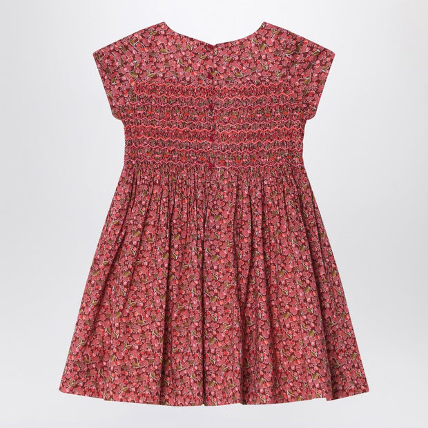 Bonpoint Kids' Red Dress In Liberty Fabric