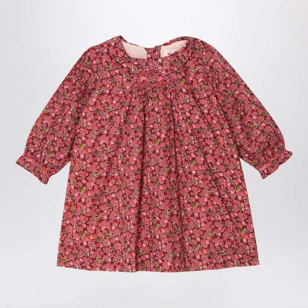 Bonpoint Kids' Juju Dress In Red Liberty Fabric