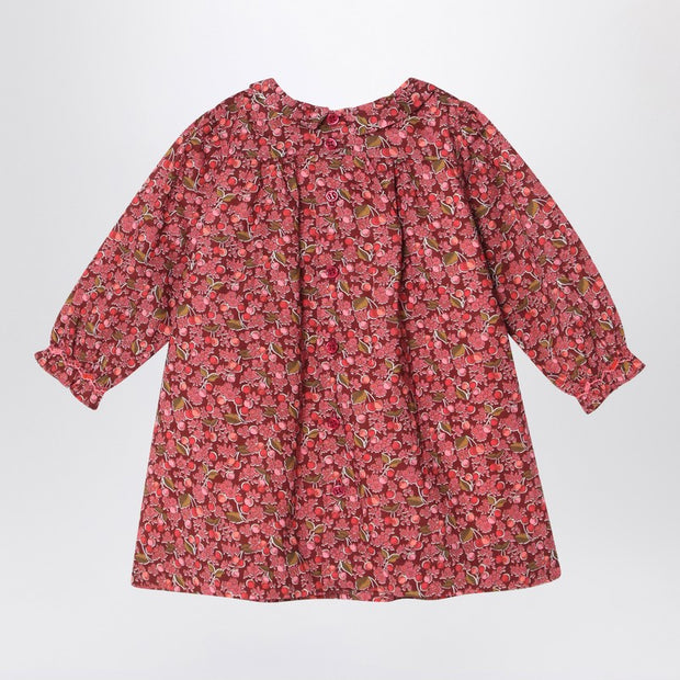 Bonpoint Kids' Juju Dress In Red Liberty Fabric