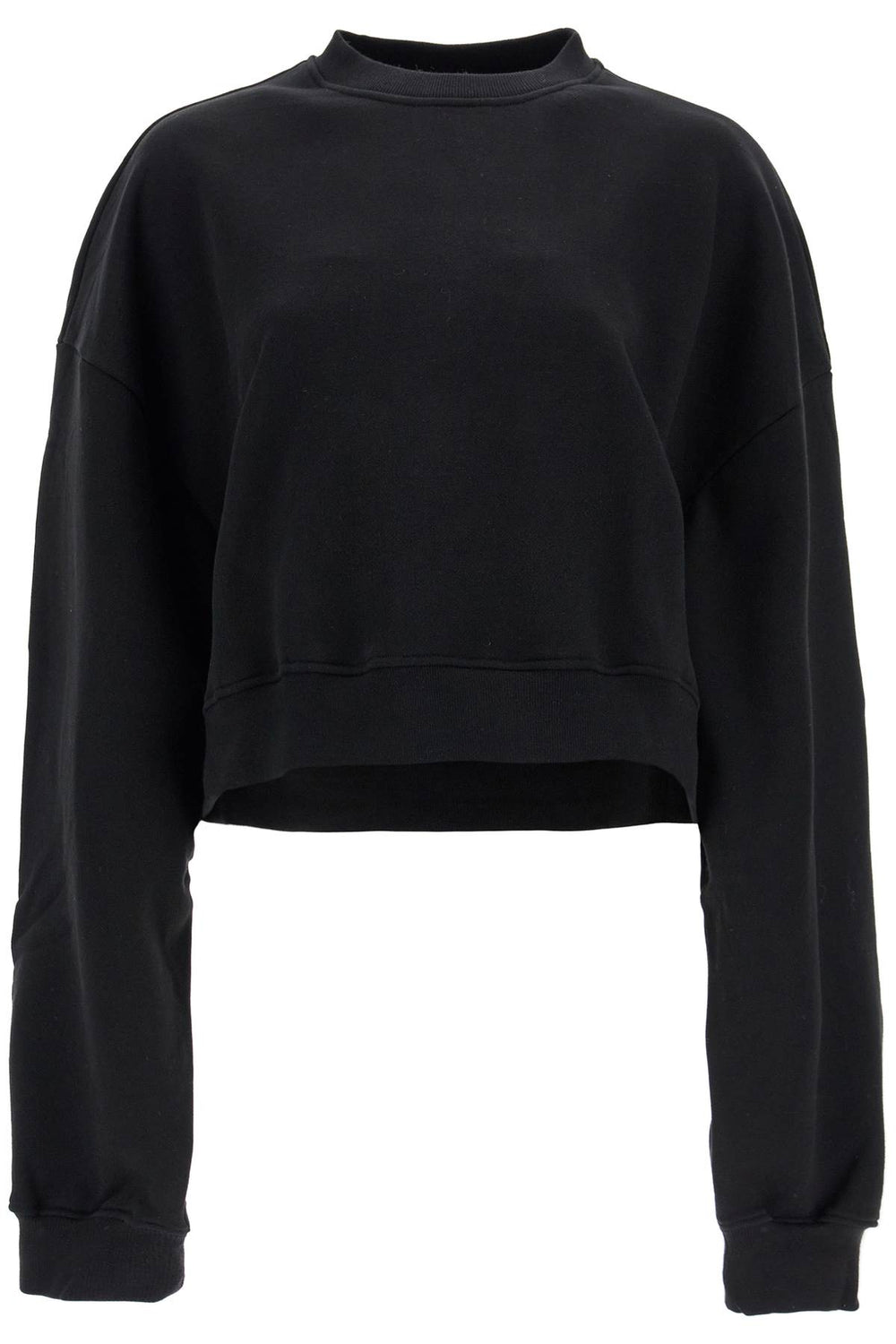 Wardrobe.Nyc Cropped Sweatshirt With Puffed Sleeves