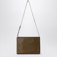 The Row Blue Leather Messenger Bag