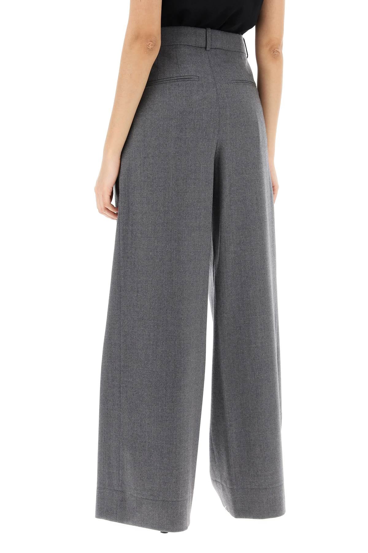 Wardrobe.Nyc Wide Leg Flannel Trousers