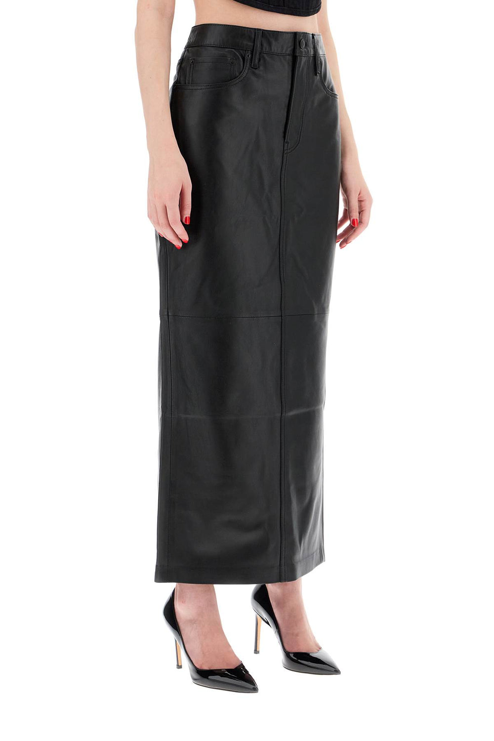 Wardrobe.Nyc Soft Leather Midi Skirt