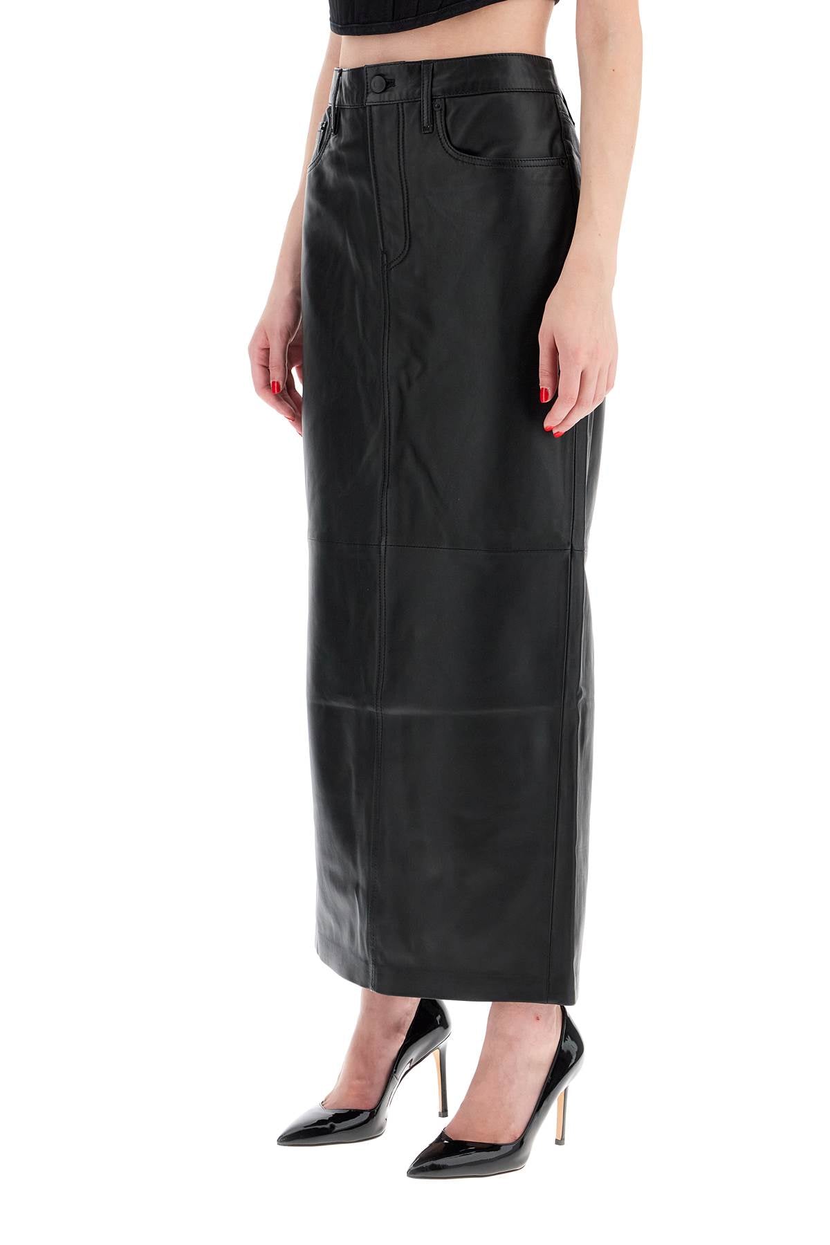 Wardrobe.Nyc Soft Leather Midi Skirt