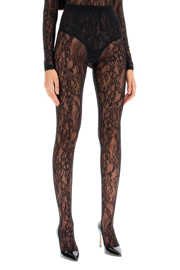Wardrobe.Nyc Lace Patterned Tights