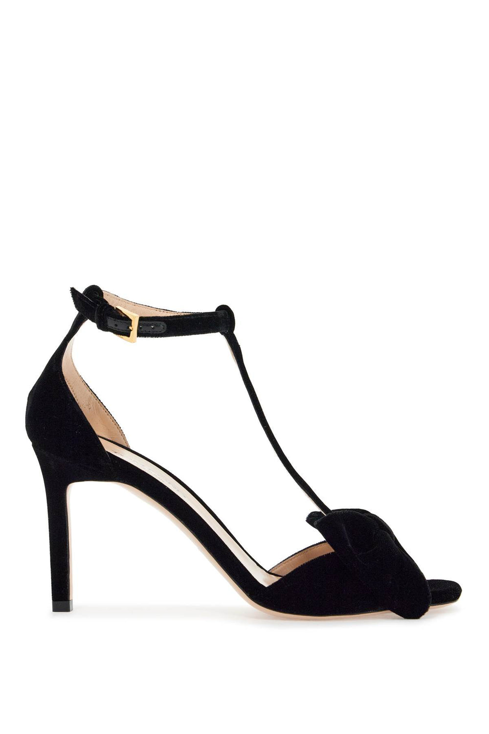 Tom Ford Black Medium Heeled Viscose Sandals