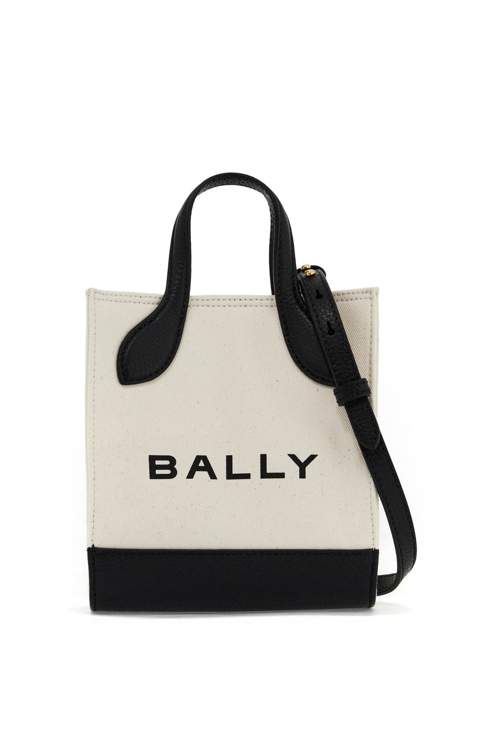 Bally Bar Canvas Mini Tote Bag