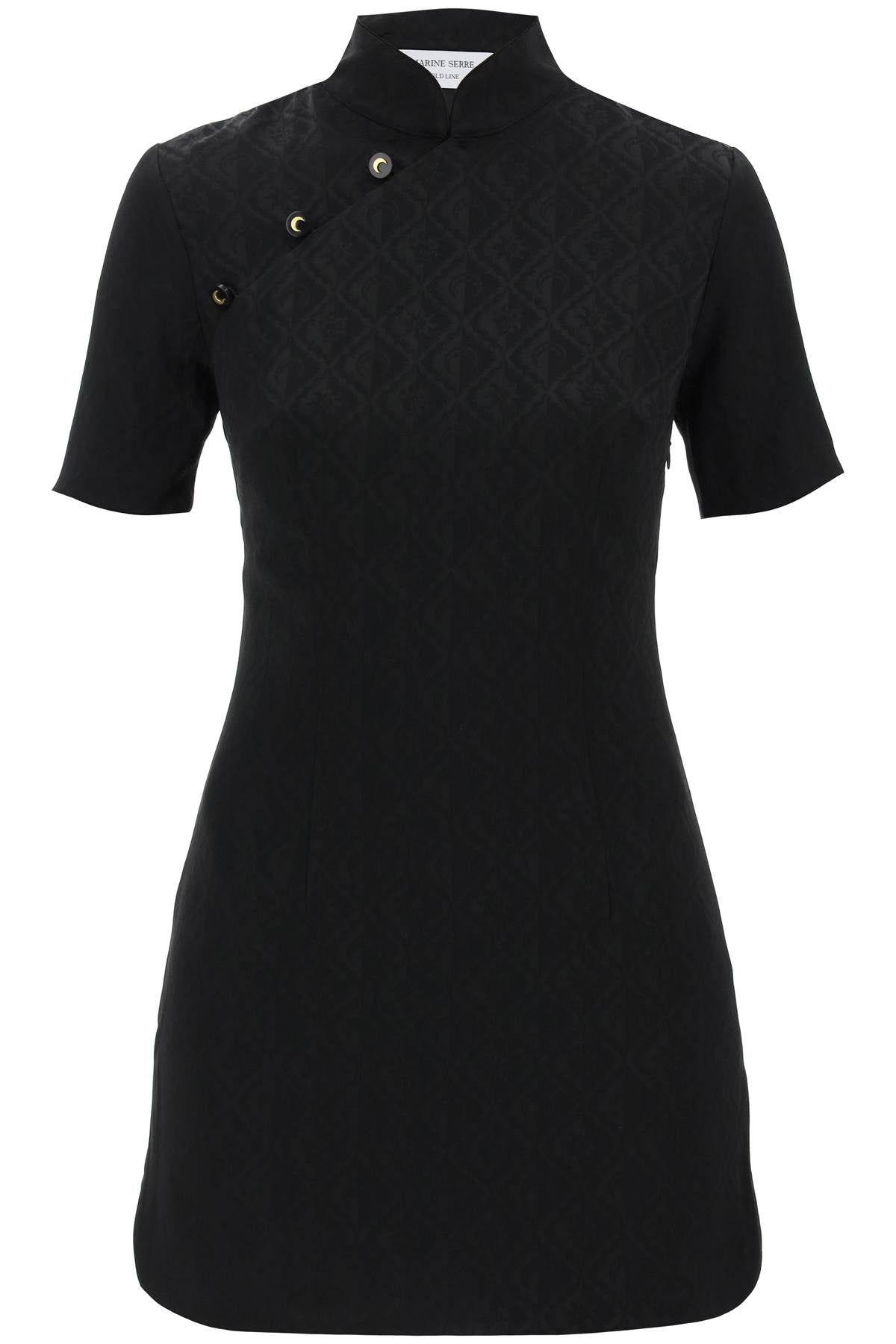 Marine Serre Moon Diamant Jacquard Mini Dress