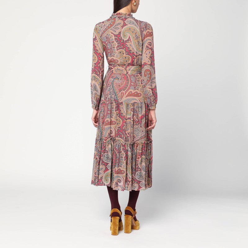ETRO Long Dress With Paisley Print