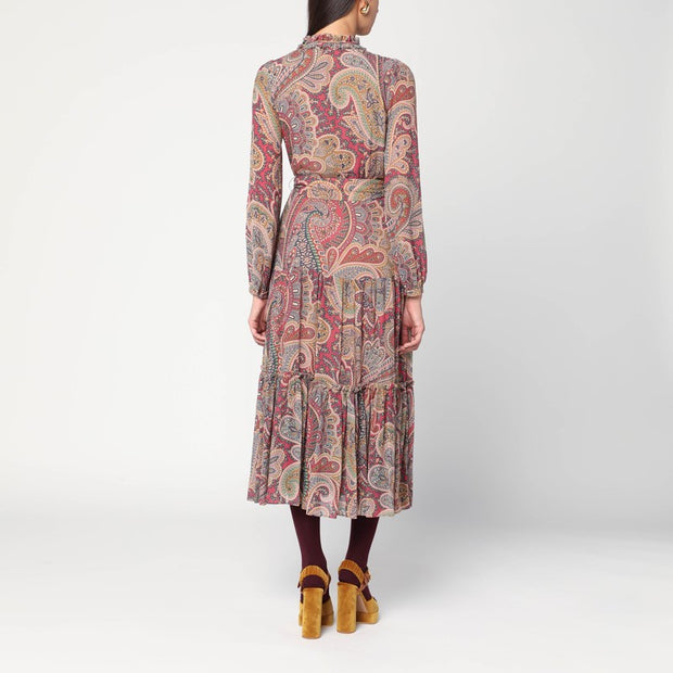 ETRO Long Dress With Paisley Print