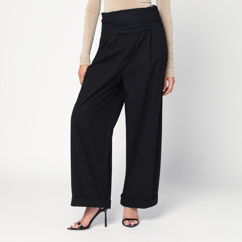 DARKPARK Wendy Black Trousers With Elastic Waist