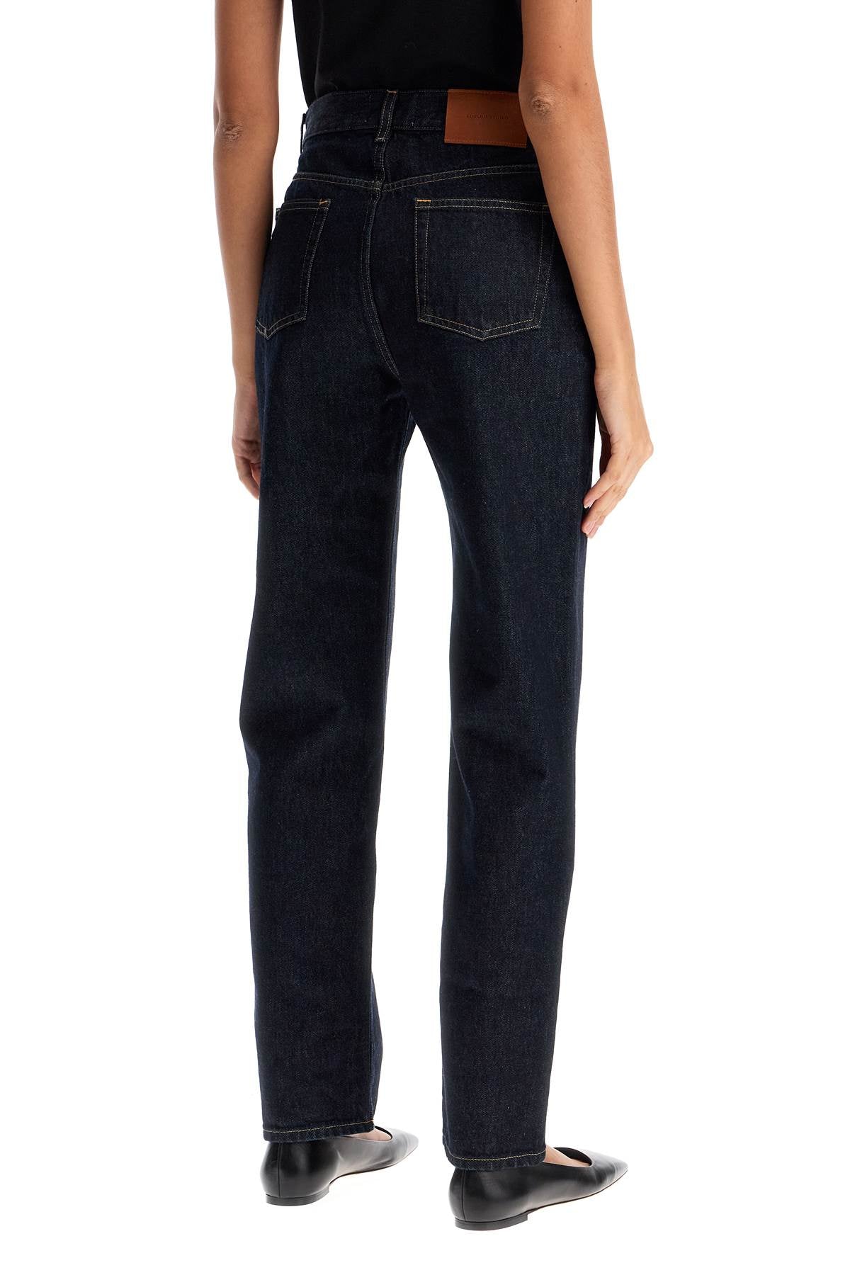 Loulou Studio Organic Cotton Tapered Jeans