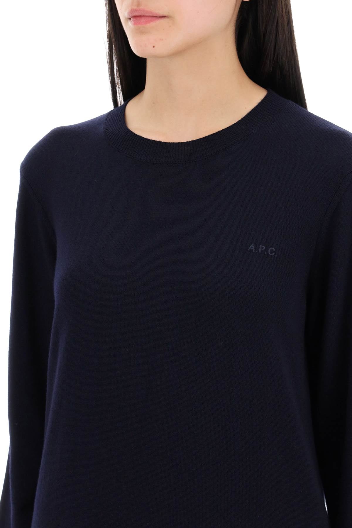 A.P.C. Wool Crewneck Pullover Sweater