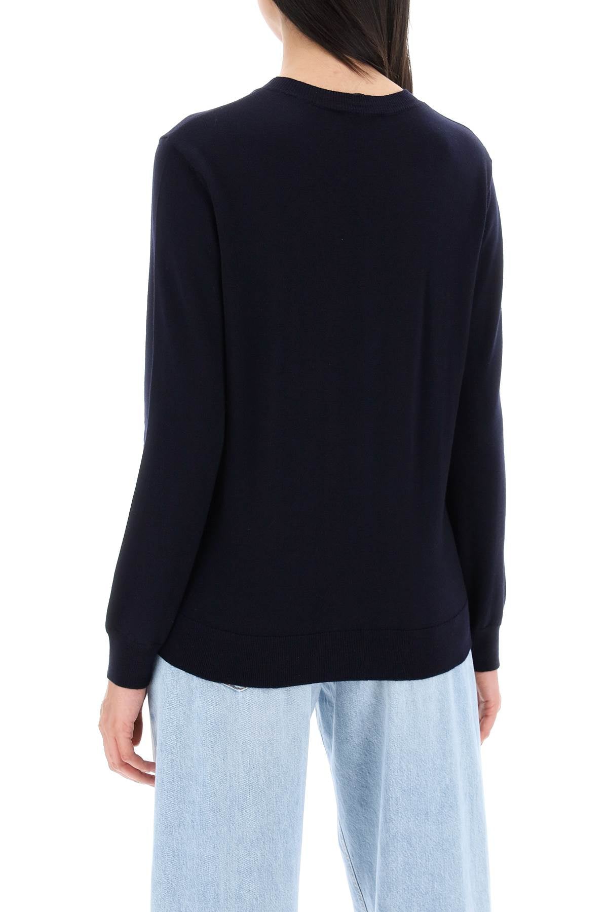 A.P.C. Wool Crewneck Pullover Sweater