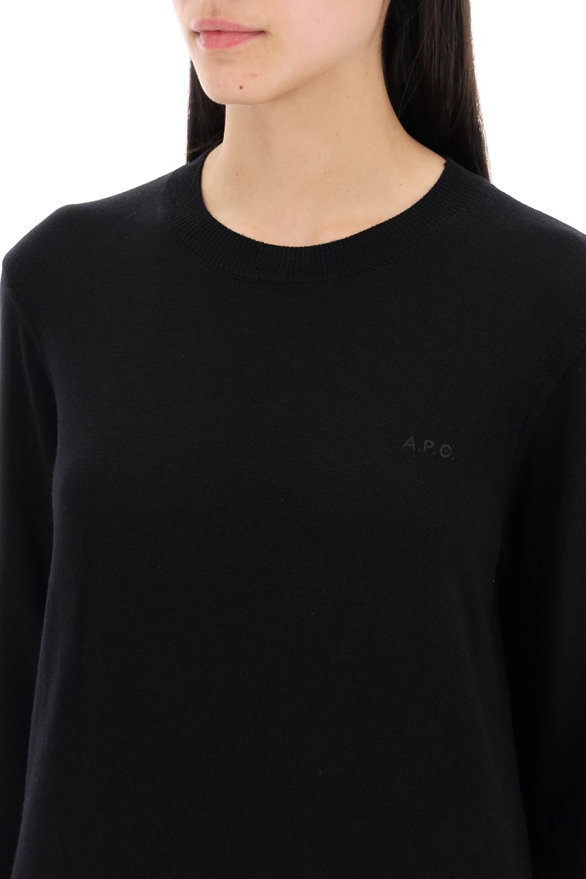 A.P.C. Wool Crewneck Pullover Sweater