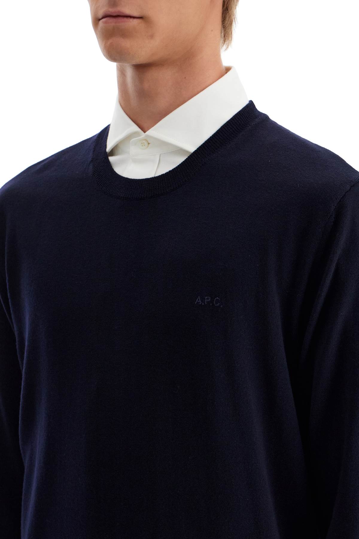 A.P.C. Wool Crewneck Pullover Sweater