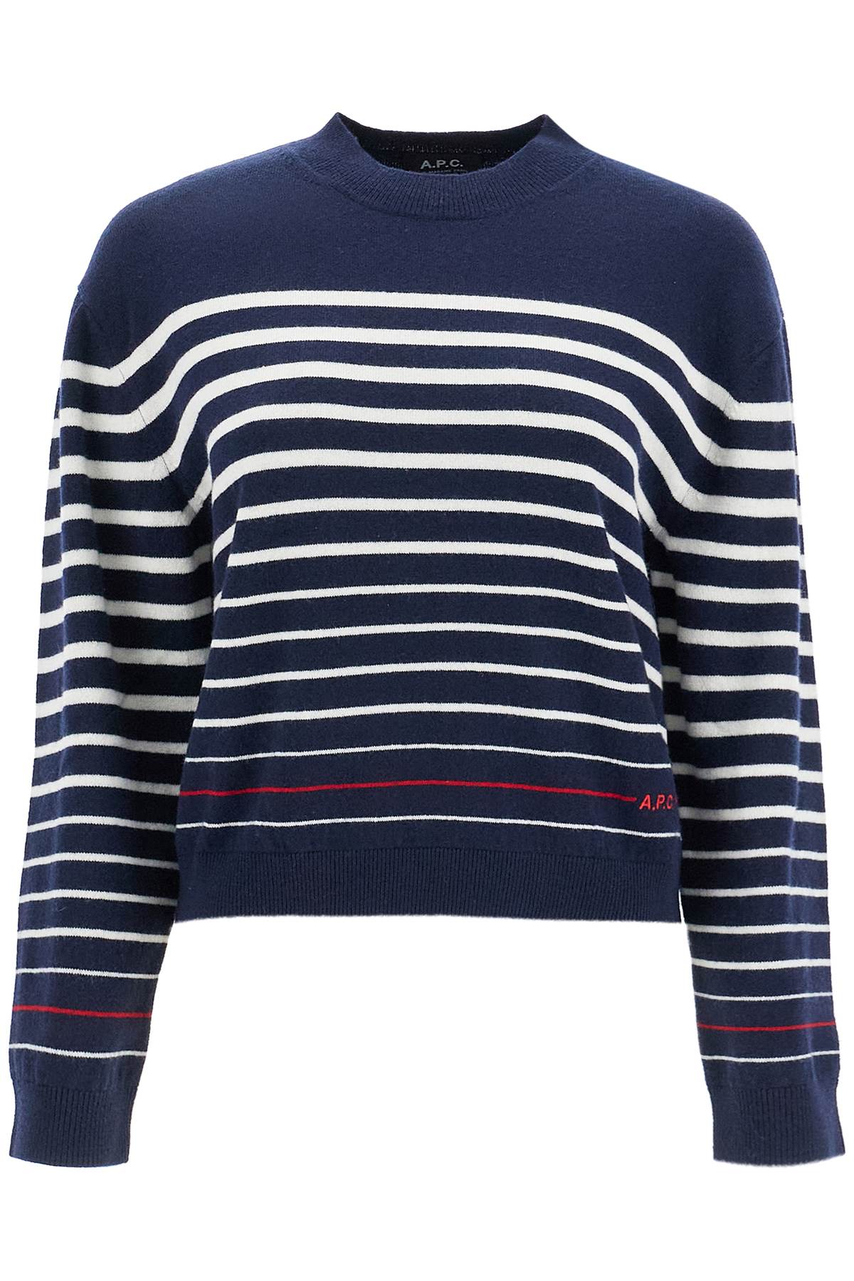 A.P.C. Striped Wool Billie Pullover Sweater